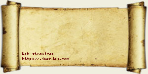 Hana Becić vizit kartica